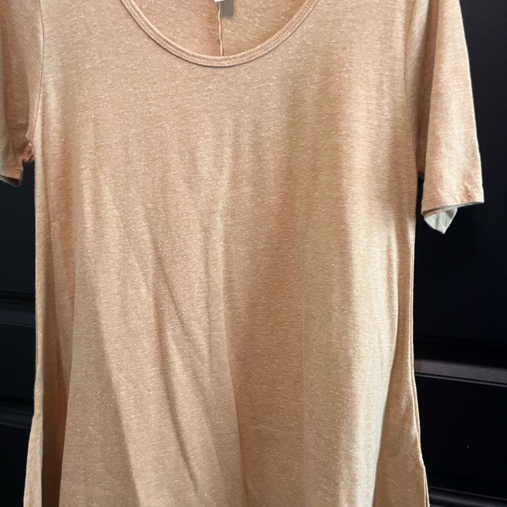 XXS mustard Lularoe shirt